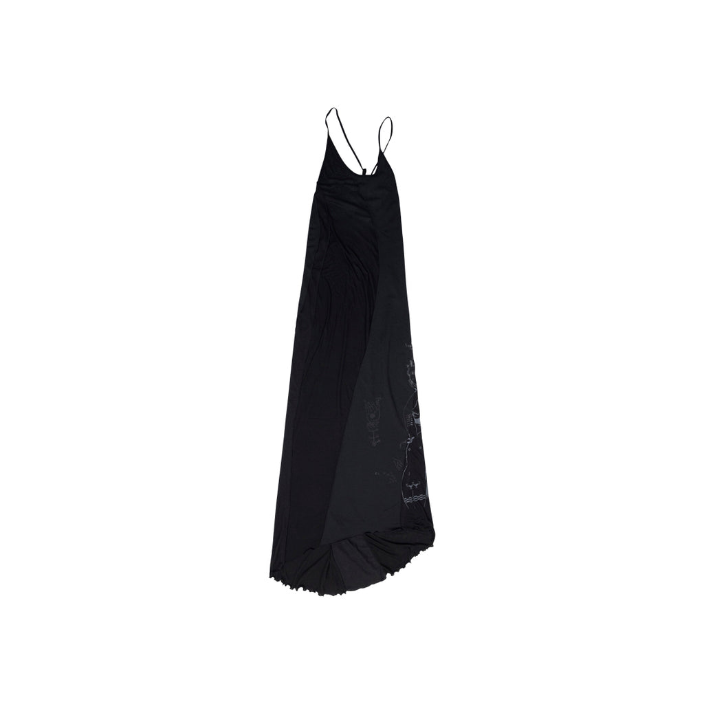 ANSH46 ARCHIVE S*NSE  X HYEIN SEO ASYMMETRIC DRESS Black