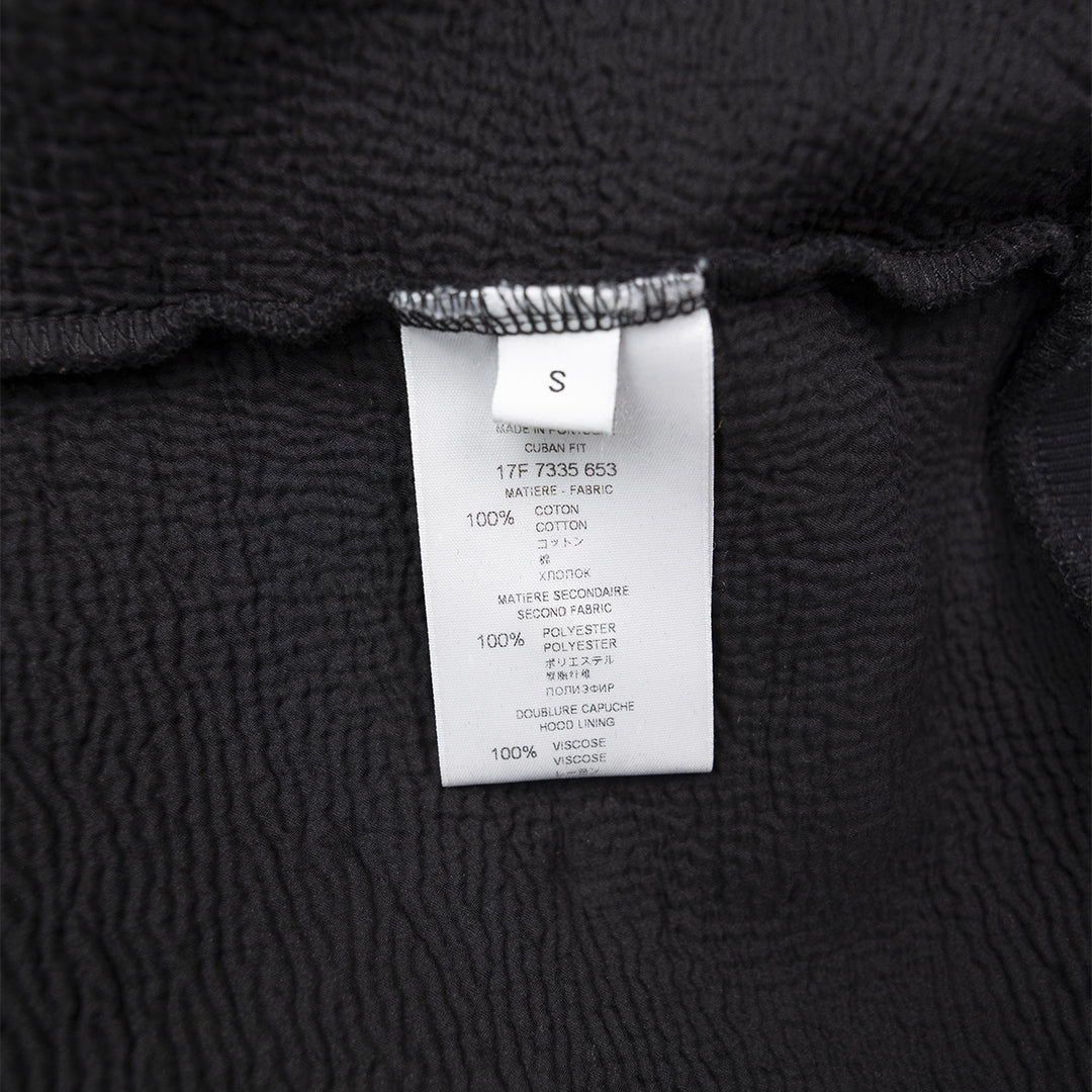 ANSH46 ARCHIVE DISTRESSED GIVENCHY HOODED PULLOVER Black