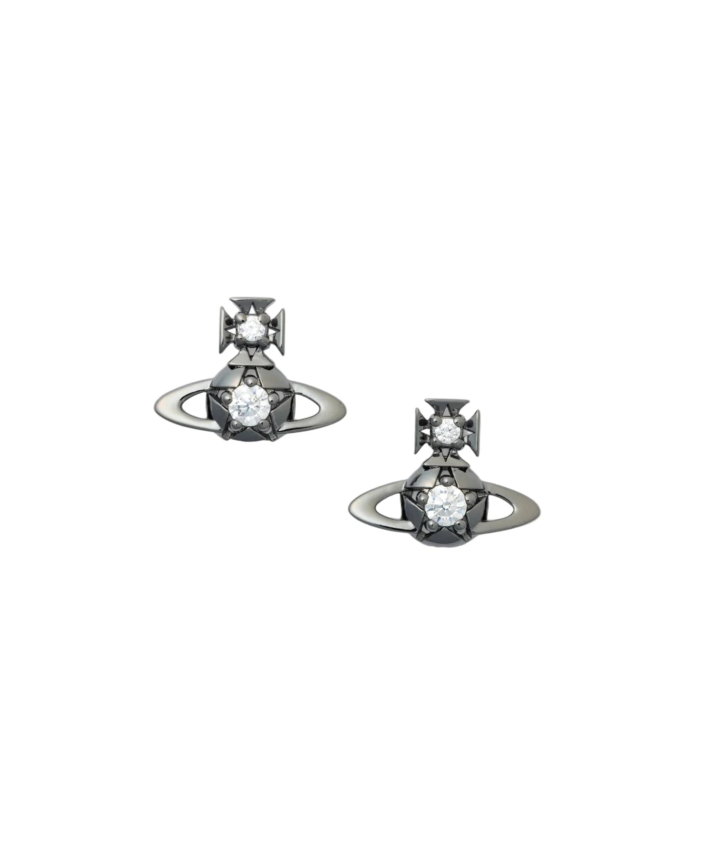 Vivienne Westwood Lee Orb Earrings Silver White – ANSH46