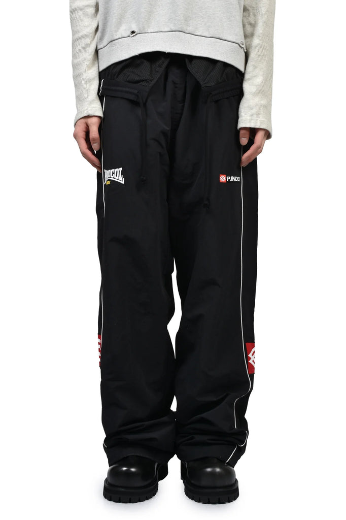 Protocol Index Folded Track Pants Black Casual – ANSH46