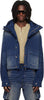 424 CROPPED PARKA INDACO DENIM White Smoke