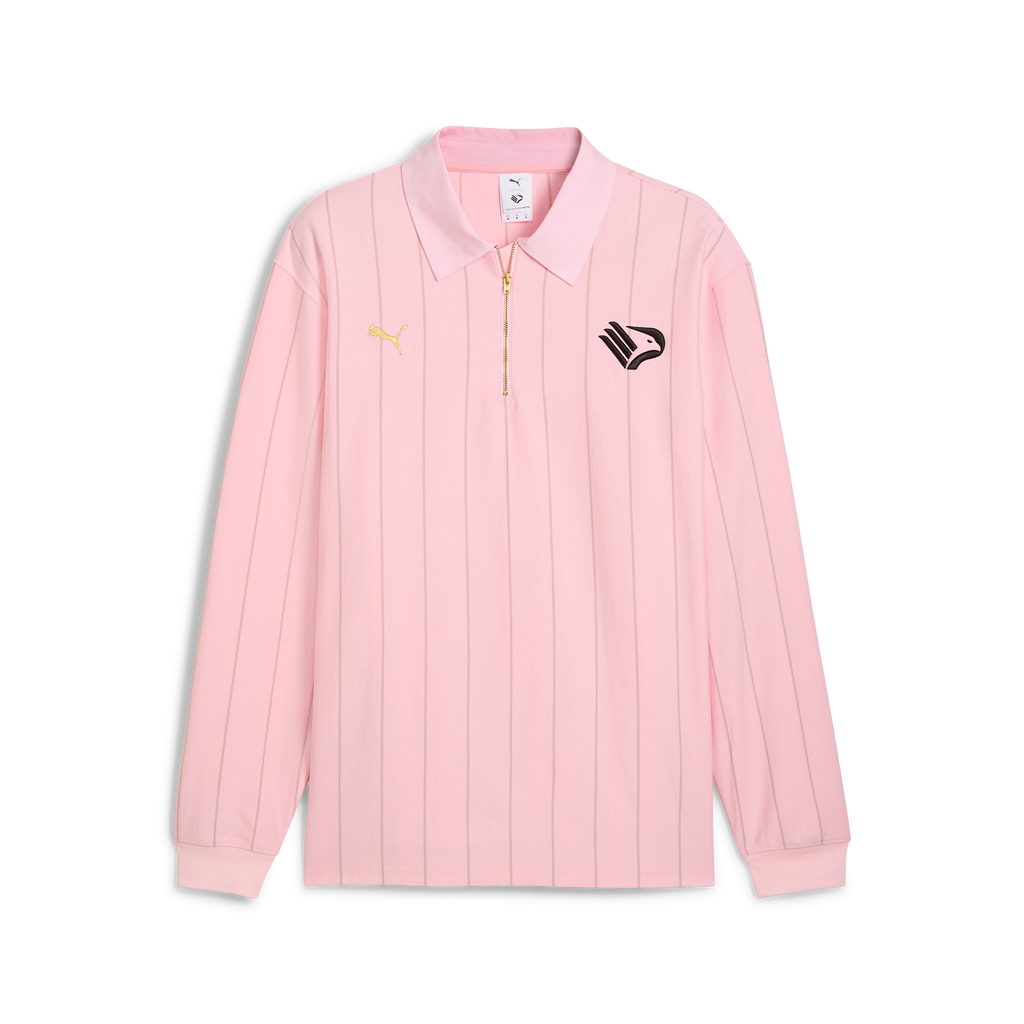 PUMA FC PALERMO LS POLO BRIGHT PINK Pink