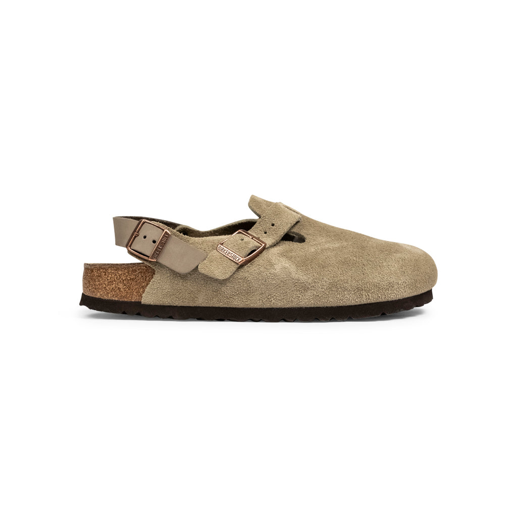 Birkenstock TOKIO II SUEDE LEATHER TAUPE Rosy Brown