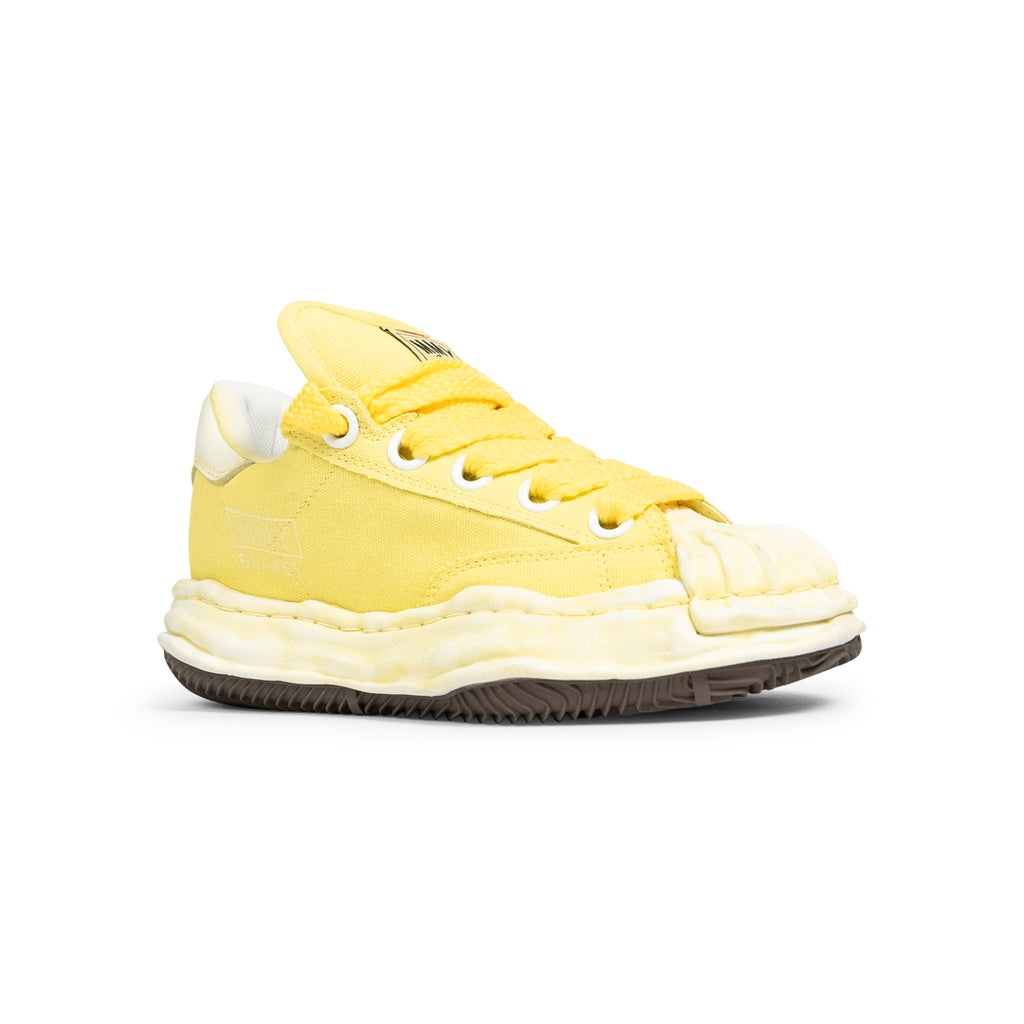 Maison Mihara Yasuhiro BLAKEY Puffer/ original sole canvas garment dyed Low-Top sneaker YELLOW Bisque