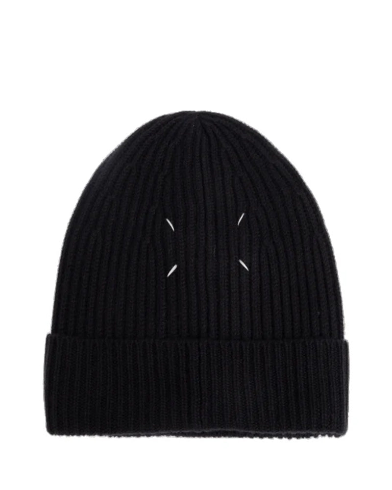 Maison Margiela BEANIE HAT BLACK Black