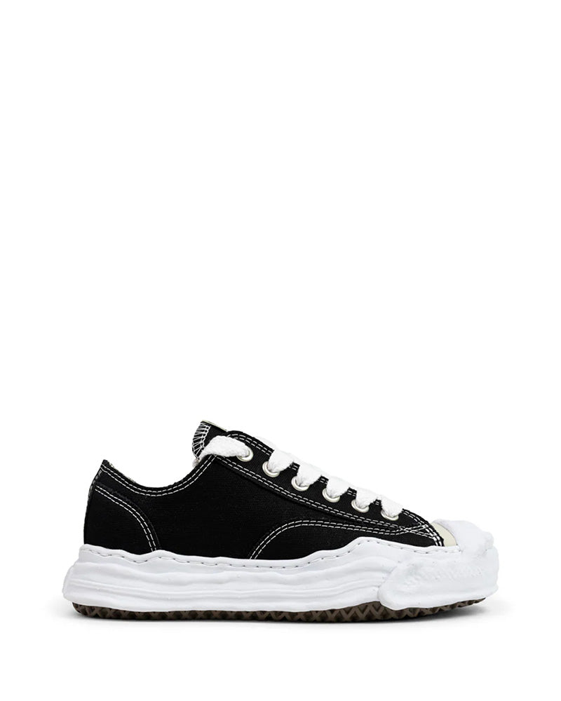Maison Mihara Yasuhiro HANK LOW/original sole canvas Low-Top sneaker BLACK Light Gray