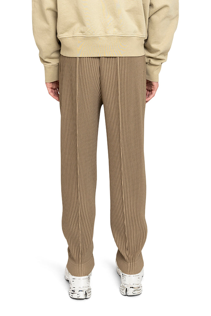 HOMME PLISSÉ ISSEY MIYAKE COMPLEAT TROUSERS LIGHT MOCHA BROWN Rosy Brown