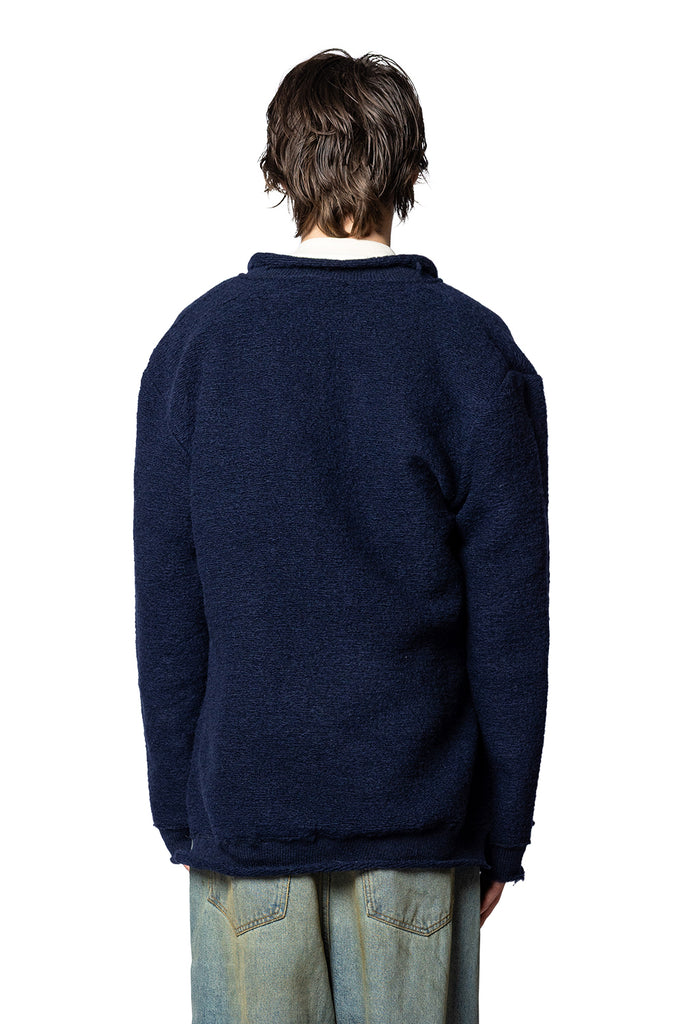 424 CARDIGAN BLUE Black