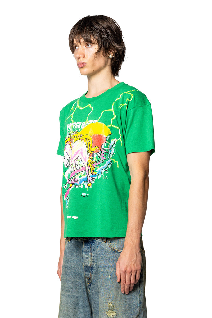 Better With Age EUROPEAN THUNDER TEE MULTI Medium Sea Green