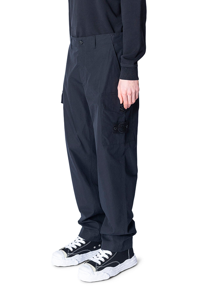 STONE ISLAND TROUSERS BLACK Dark Slate Gray