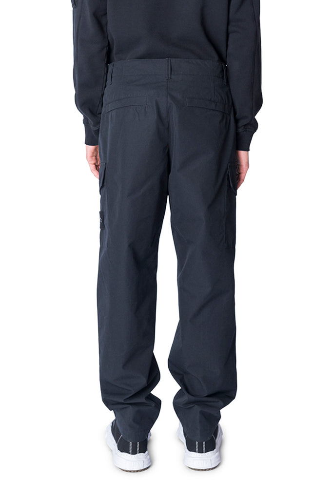 STONE ISLAND TROUSERS BLACK Dark Slate Gray