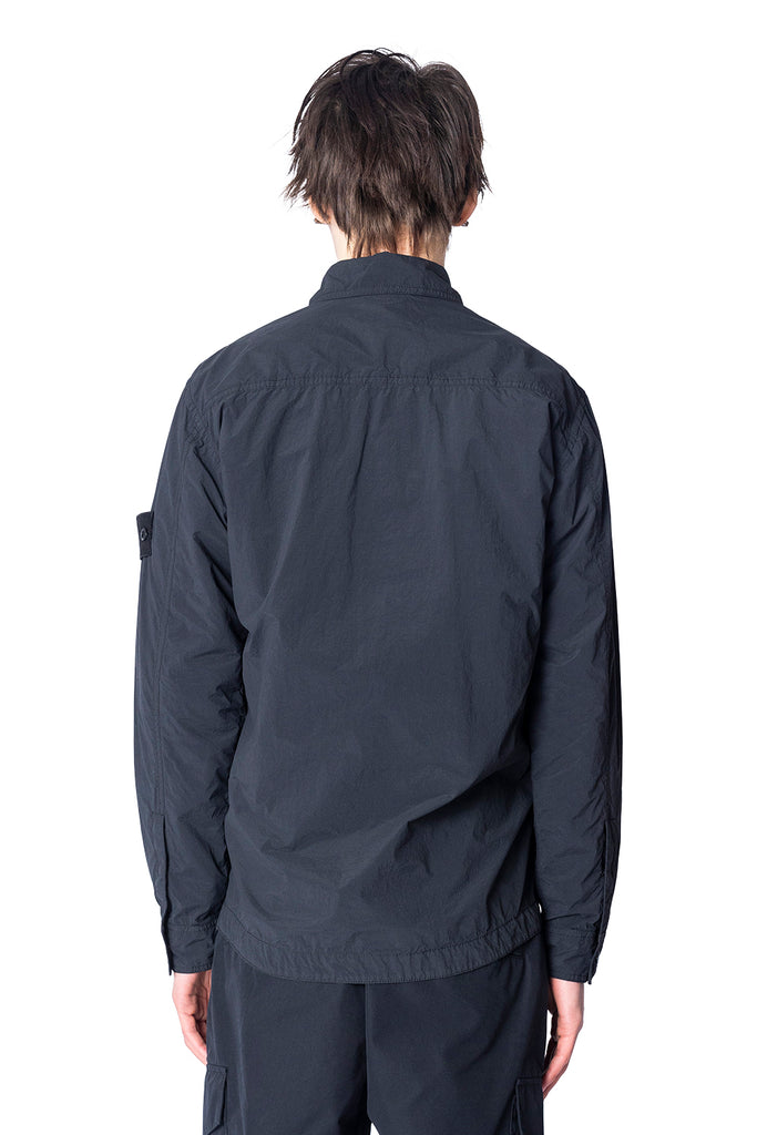 STONE ISLAND SHIRTS BLACK Dark Slate Gray