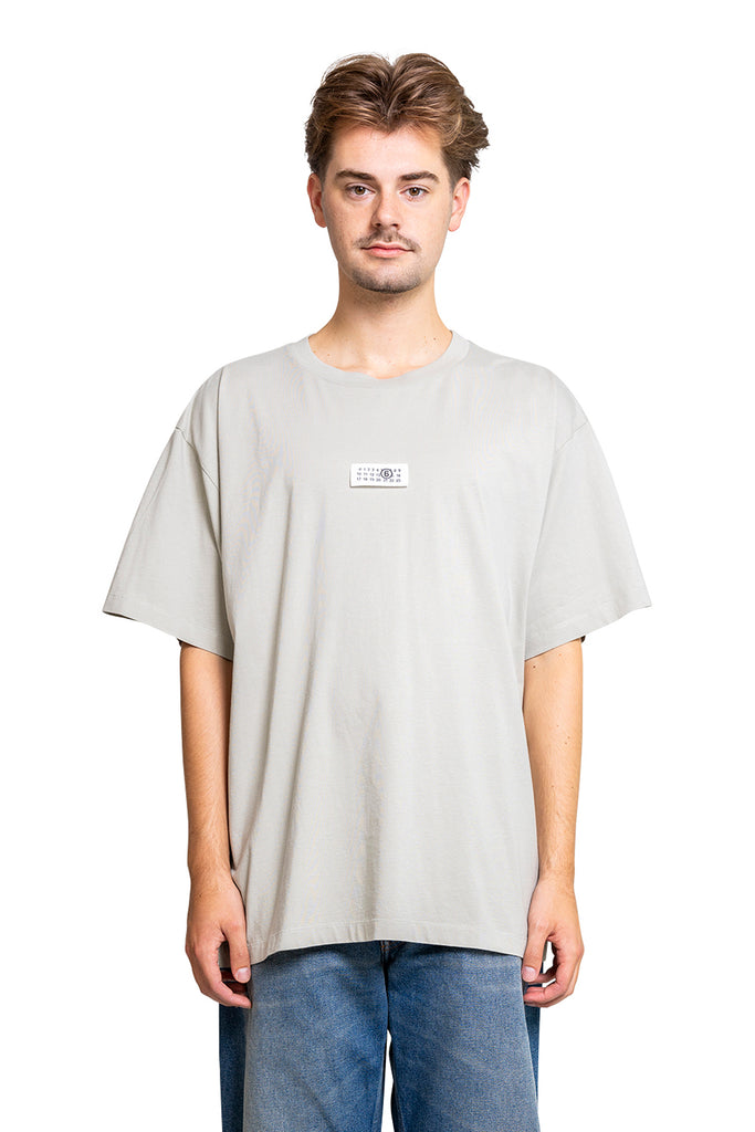 MM6 NUMBER LOGO LABEL T-SHIRT GRAY Light Gray