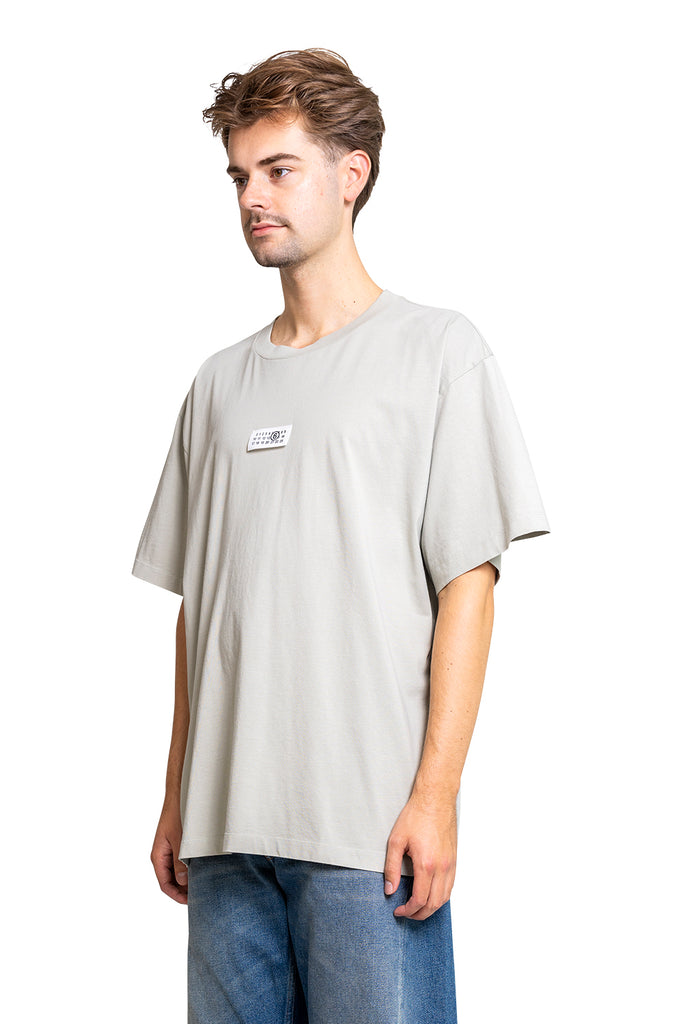 MM6 NUMBER LOGO LABEL T-SHIRT GRAY Light Gray