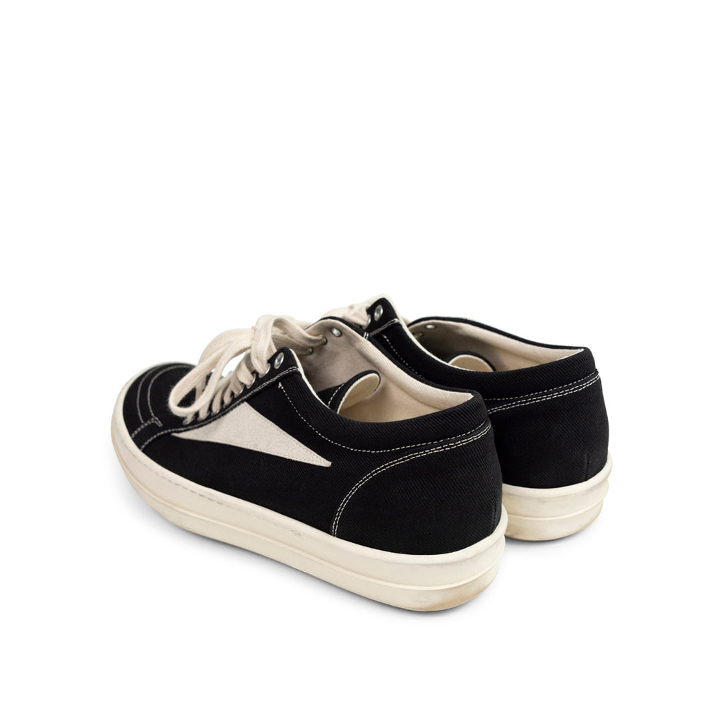 ANSH46 ARCHIVE DENIM VINTAGE SNEAKERS Black