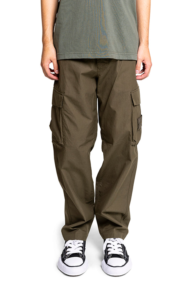 STONE ISLAND PANTALONE REGULAR GHOST MILITARY GREEN Dark Olive Green