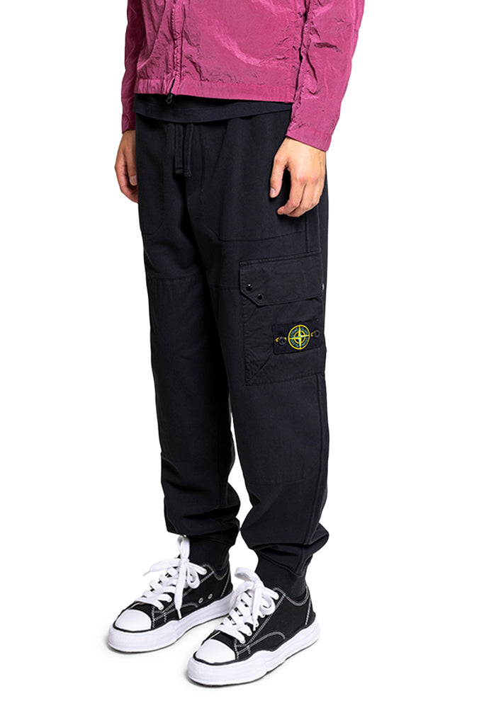 STONE ISLAND FELPA PANTALONE BLACK Black