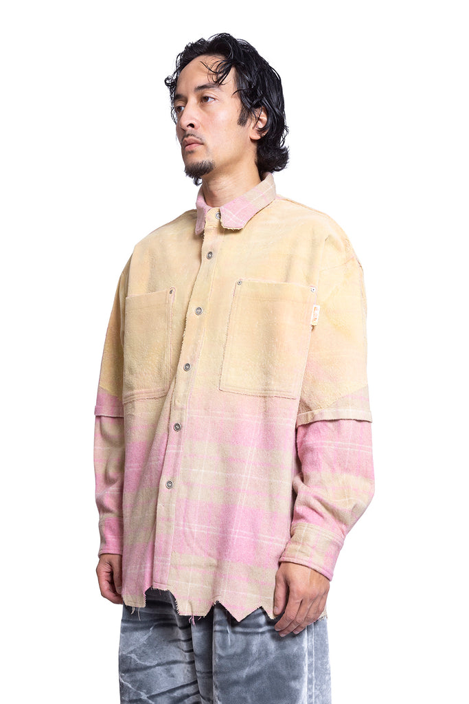 PDF CAMICIA RAF - PLAID PINK Wheat