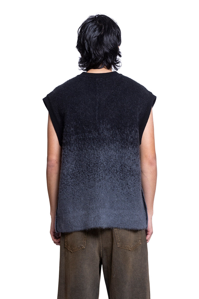 Juun.J KNIT VEST Dark Slate Gray