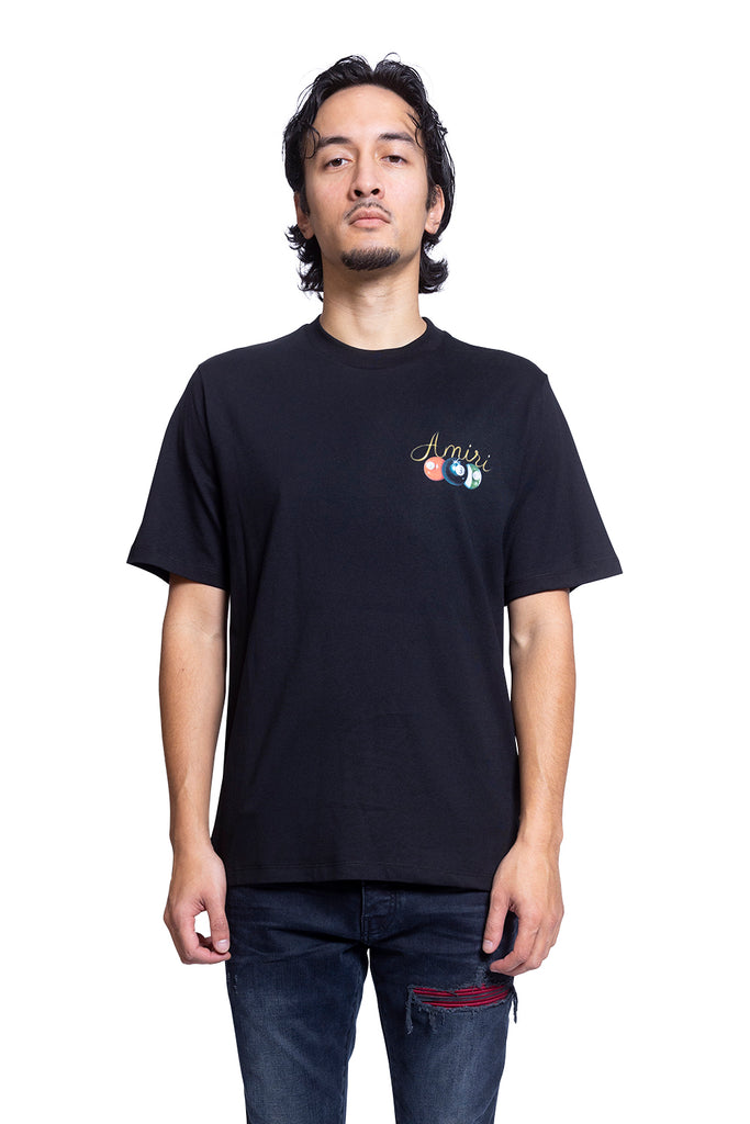 Amiri AMIRI POOL CUE TEE BLACK Dark Slate Gray