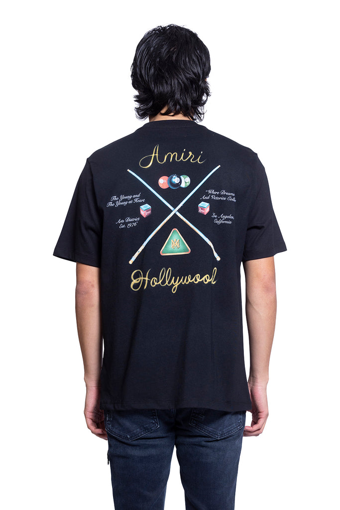 Amiri AMIRI POOL CUE TEE BLACK Dark Slate Gray