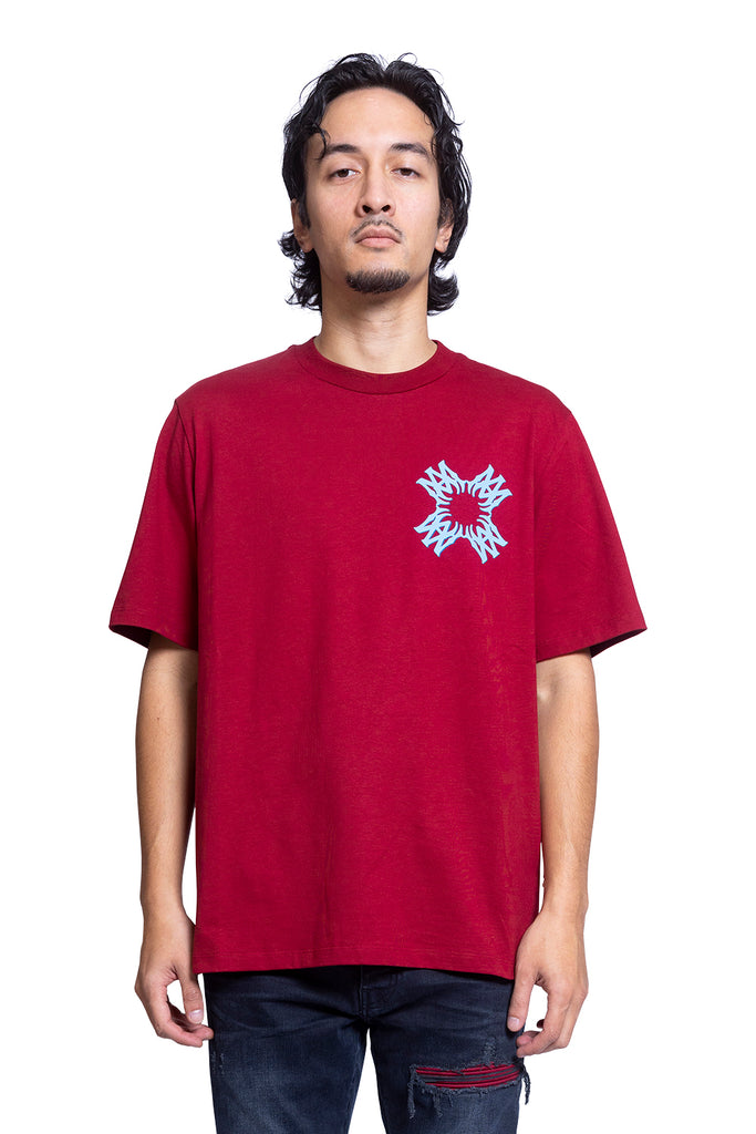 Amiri MA QUAD TEE DEEP RED Firebrick