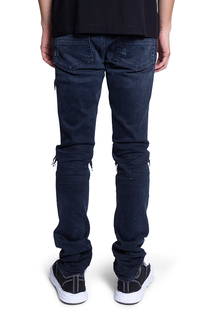 Amiri ULTRASUEDE MX1 JEAN MIDNIGHT INDIGO Black