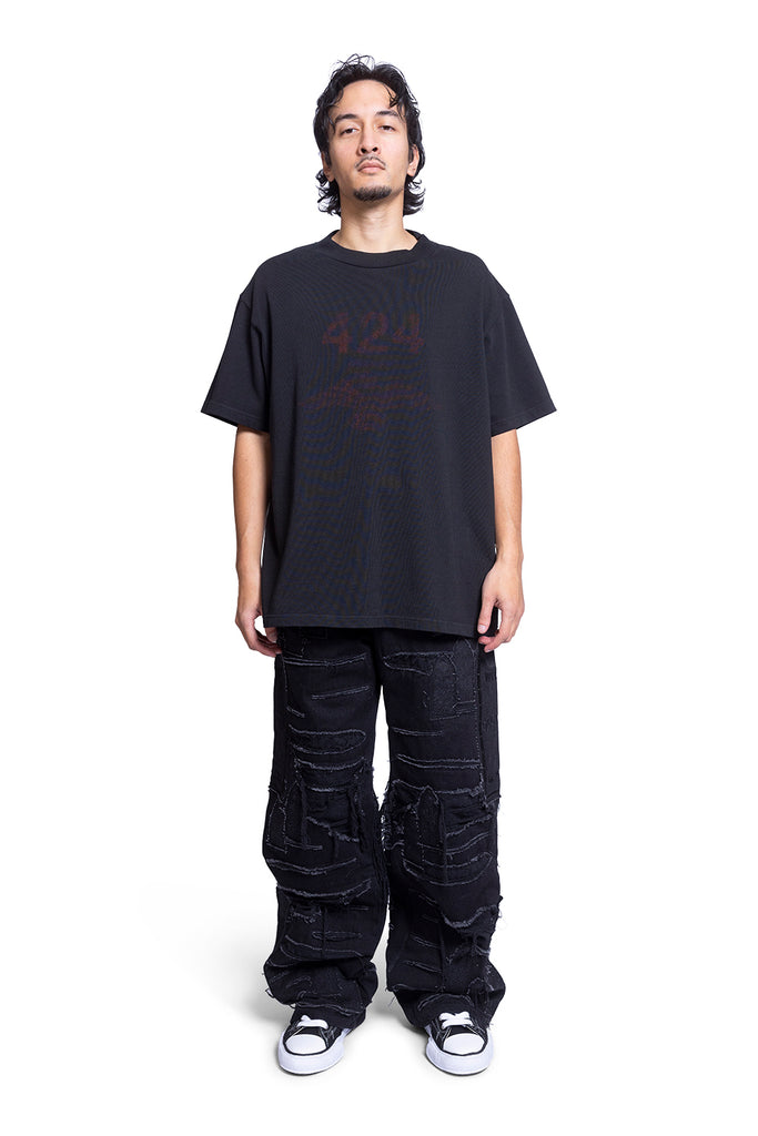 424 MILITARY TSHIRT BLACK Dark Slate Gray