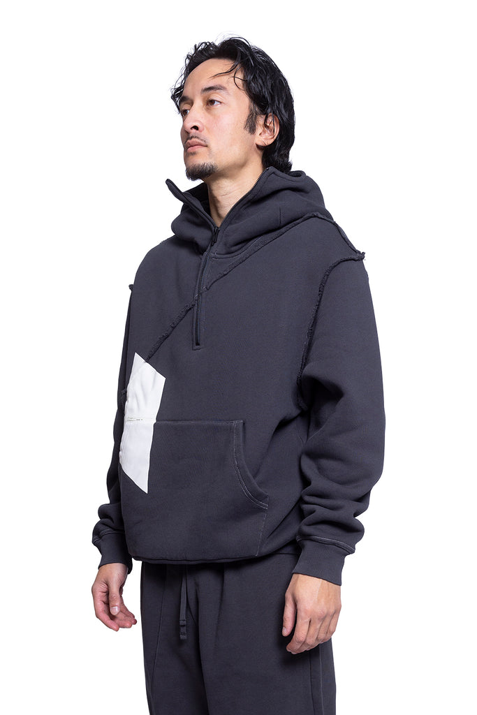 A-COLD_WALL* ASPECT HOODIE BLACK Dark Slate Gray