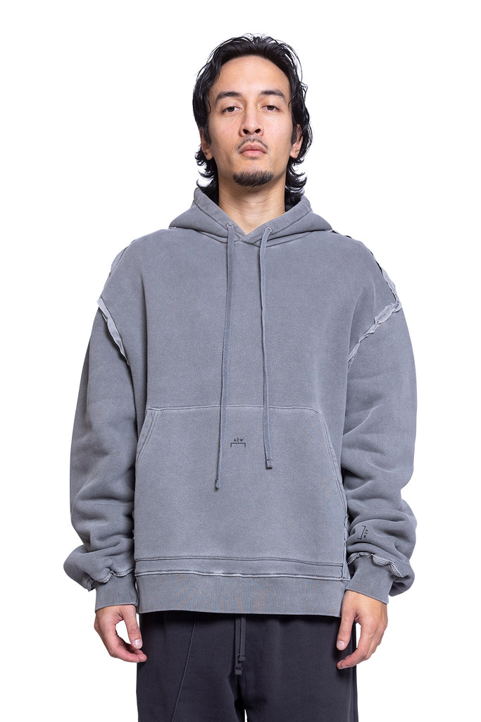 A-COLD_WALL* FACADE HOODIE BLACK Light Slate Gray