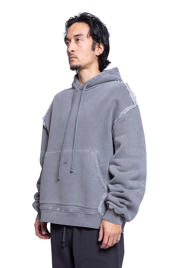 A-COLD_WALL* FACADE HOODIE BLACK Light Slate Gray