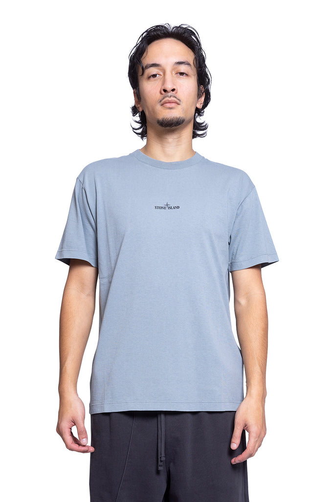 STONE ISLAND T-SHIRT GREY GREEN Gray