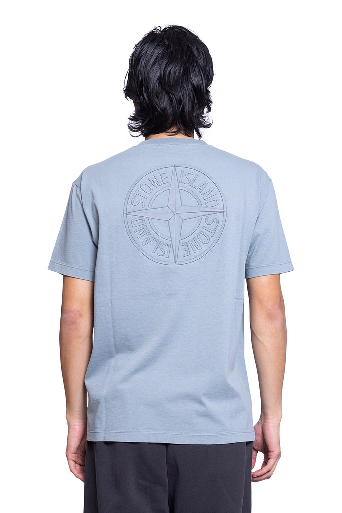 STONE ISLAND T-SHIRT GREY GREEN Gray