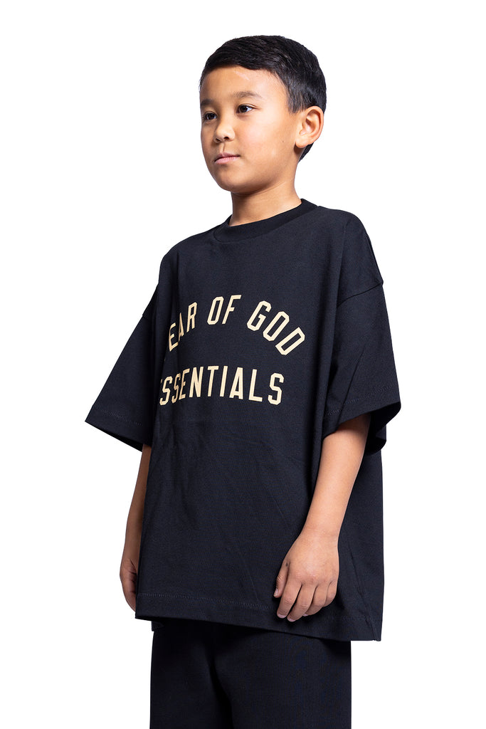 FOG ESSENTIALS JERSEY CREWNECK TEE BLACK Black