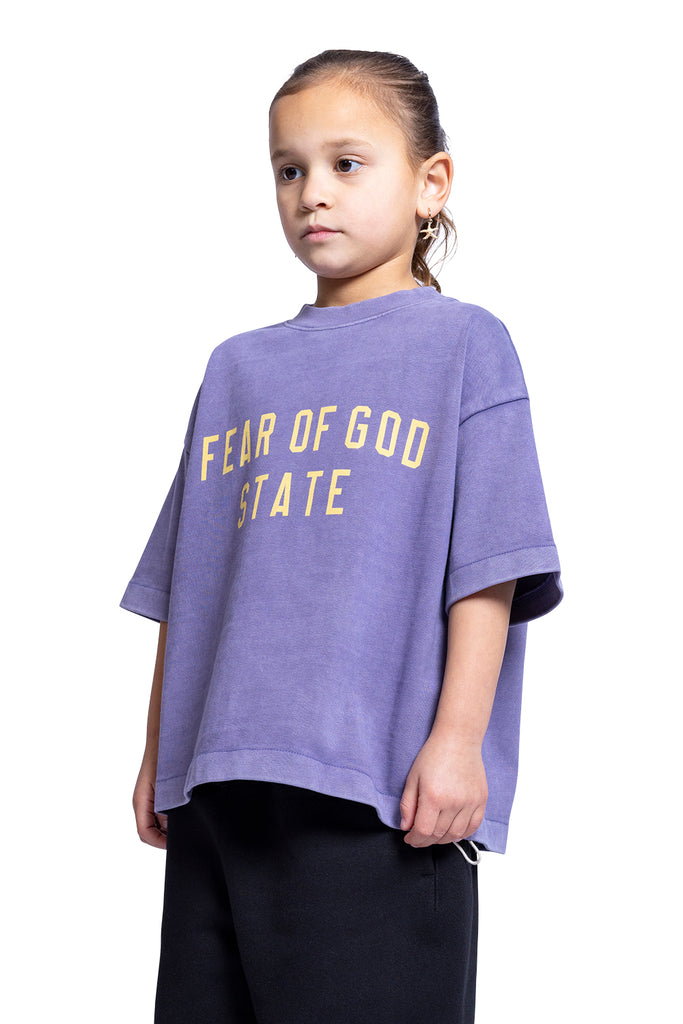 FOG ESSENTIALS HEAVY CREWNECK TEE LAVENDER Firebrick