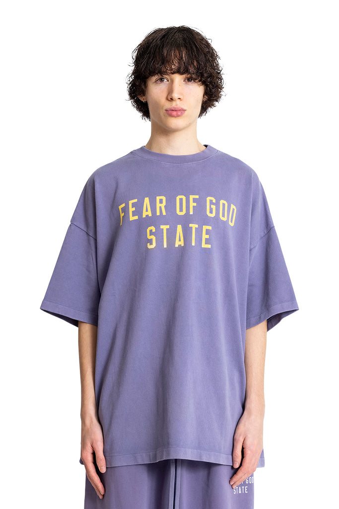 FOG ESSENTIALS HEAVY CREWNECK TEE LAVENDER Light Slate Gray