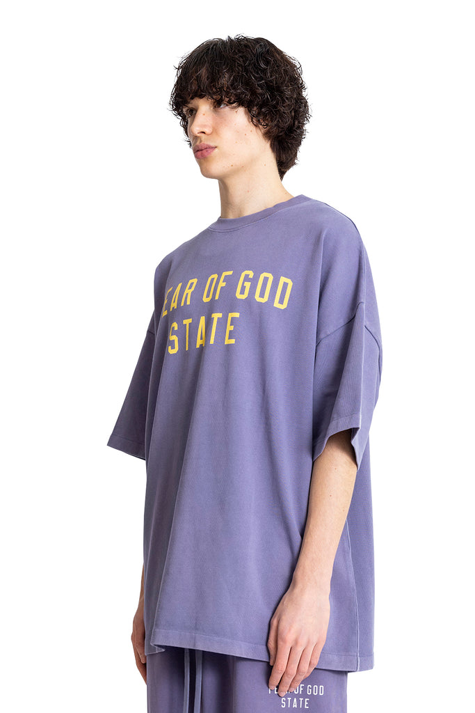 FOG ESSENTIALS HEAVY CREWNECK TEE LAVENDER Light Slate Gray