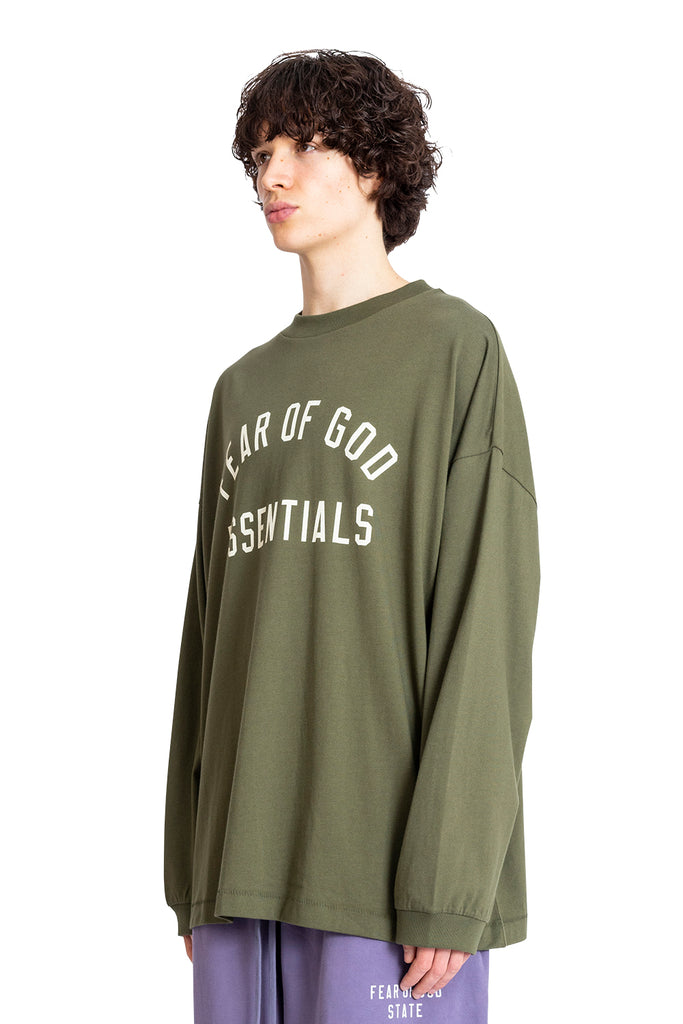 FOG ESSENTIALS JERSEY LONG SLEEVE TEE MILITARY Dim Gray