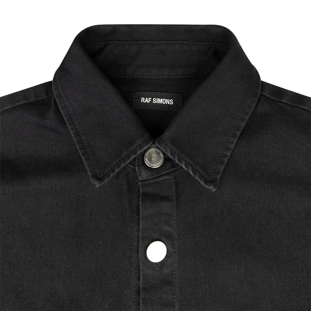 ANSH46 ARCHIVE SS20 DENIM OVERSHIRT Black