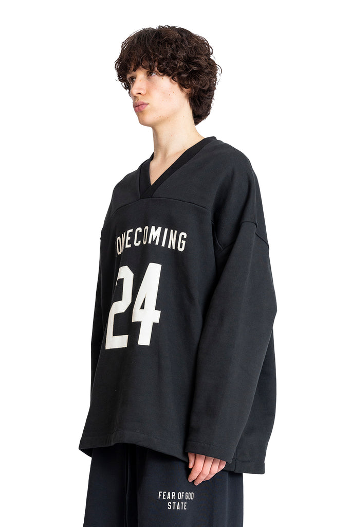 FOG ESSENTIALS HEAVY FLEECE HOCKEY JERSEY BLACK Dark Slate Gray