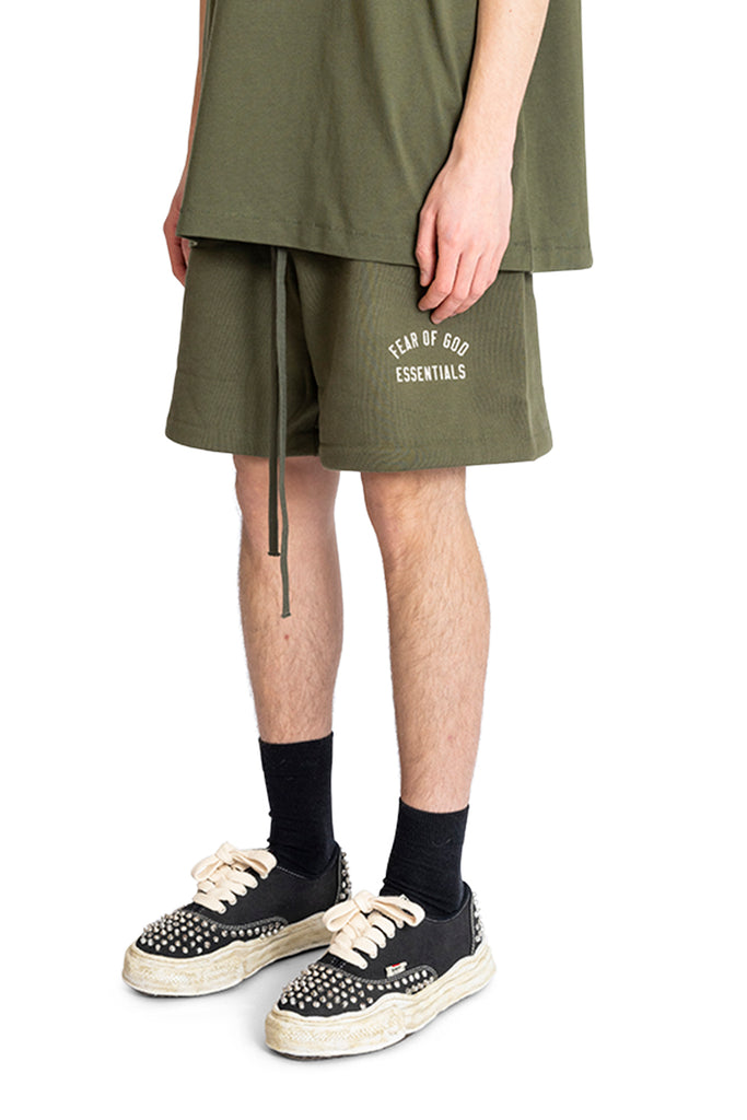 FOG ESSENTIALS FLEECE SOCCER SHORT MILITARY Dim Gray