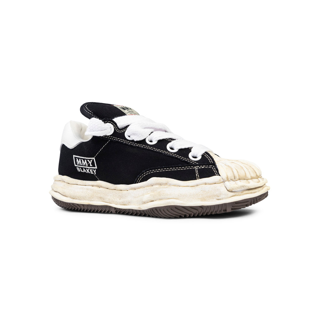 Maison Mihara Yasuhiro BLAKEY / original sole puffer canvas Low-Top sneaker BLACK Antique White