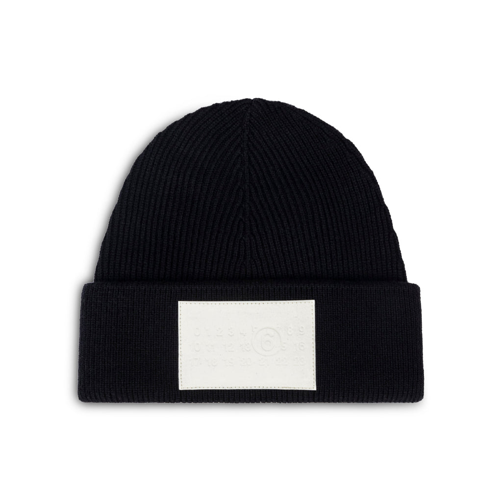 MM6 BEANIE WITH LOGO PATCH BLACK Light Gray