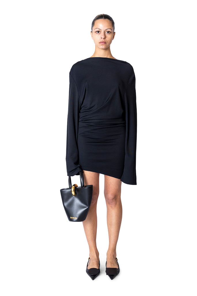 Jacquemus LA ROBE CROISIERE BLACK Tan