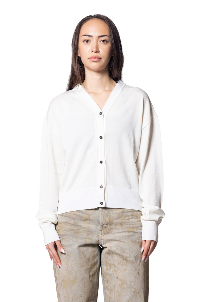 Jacquemus LE CARDIGAN BRODE OFF-WHITE Light Gray