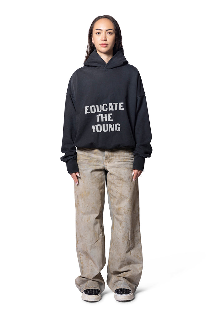 Fear of God EDUCATE HOODIE BLACK Dark Slate Gray