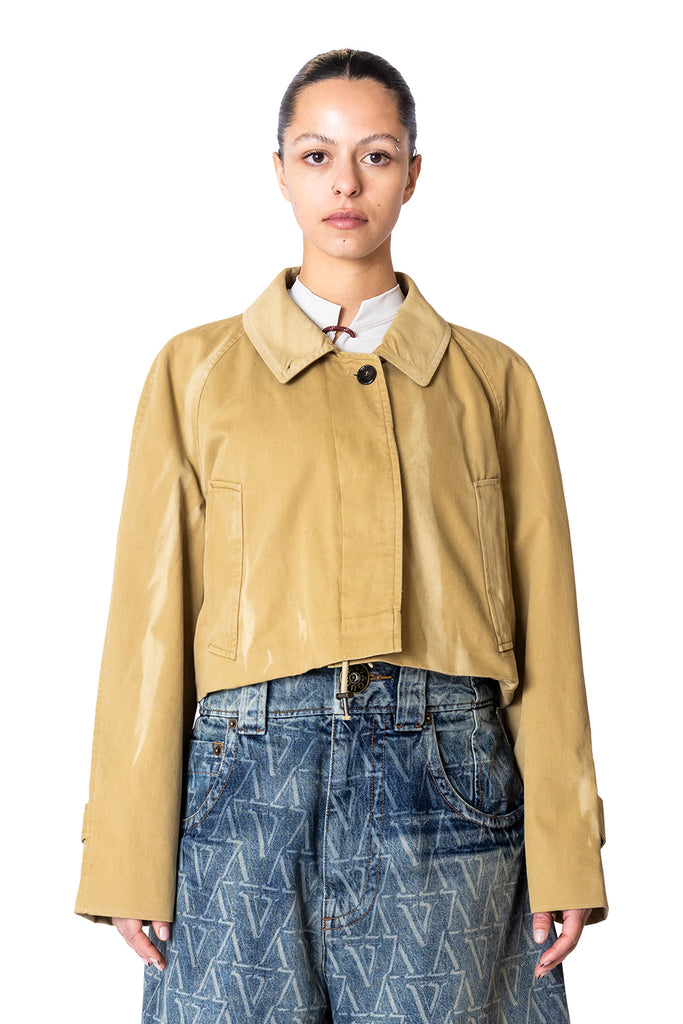 Acne Studios TWILL JACKET FADED OCHRE Tan