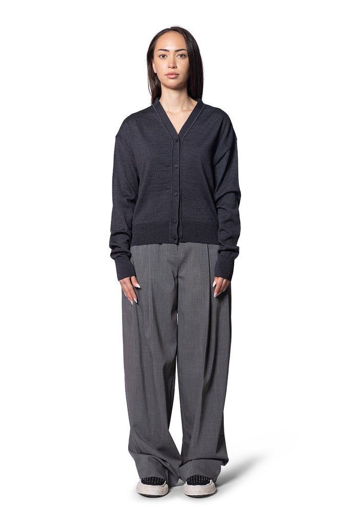 Jacquemus LE CARDIGAN BRODE DARK GREY Dark Slate Gray