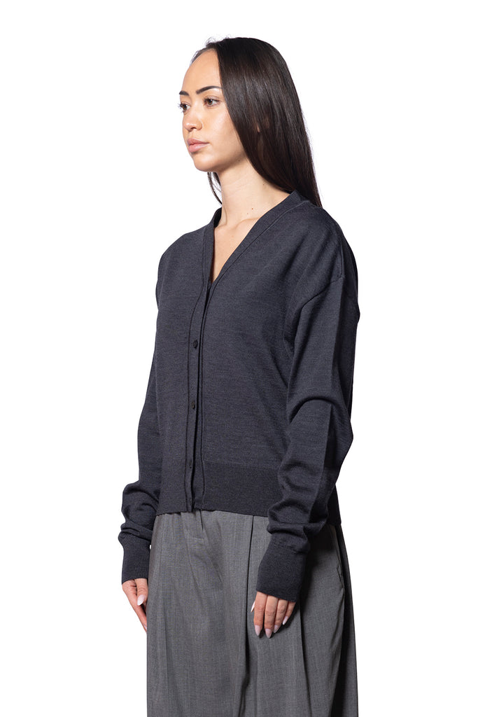 Jacquemus LE CARDIGAN BRODE DARK GREY Dark Slate Gray