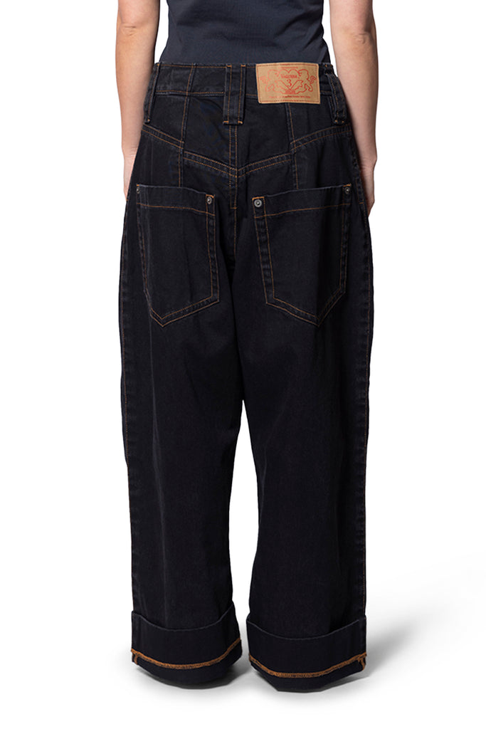 VAQUERA BABY JEANS WOVEN BLACK Black